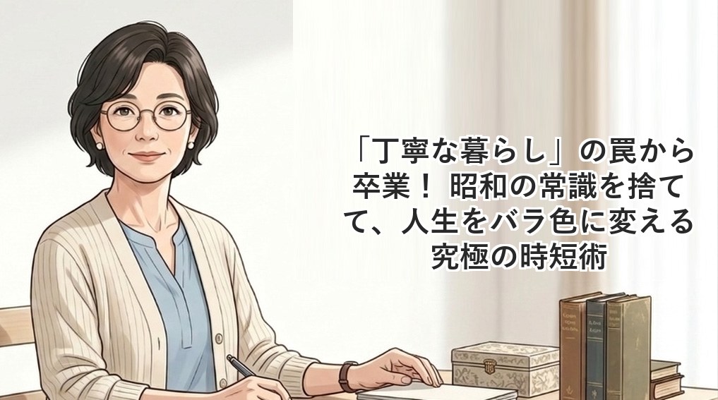 「丁寧な暮らし」の罠から卒業！ 昭和の常識を捨てて、人生をバラ色に変える究極の時短術