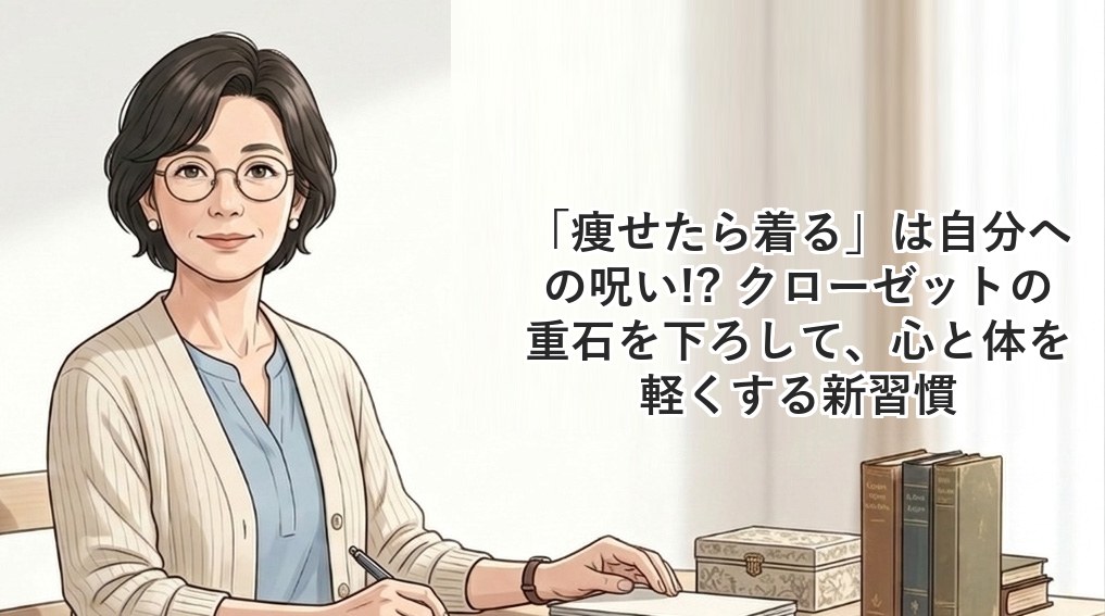 「痩せたら着る」は自分への呪い!? クローゼットの重石を下ろして、心と体を軽くする新習慣