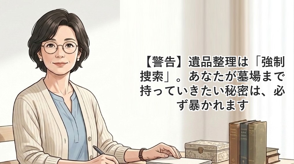 【警告】遺品整理は「強制捜索」。あなたが墓場まで持っていきたい秘密は、必ず暴かれます